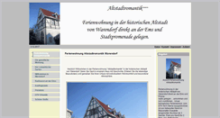 Desktop Screenshot of altstadtromantik.de